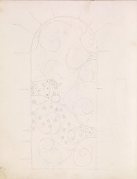 1952P6.93 Study of an ornamented door