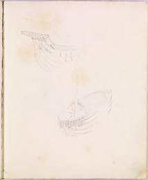 1952P6.96 Sketch of studies of ships