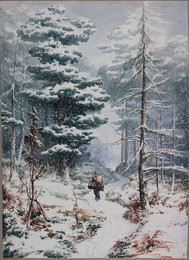 1920P433 Rednal Wood, Winter