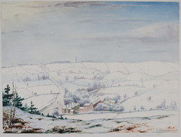 1920P431 From Rednal Hill, Winter