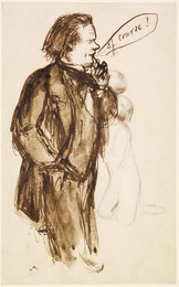 1904P436 Of Course! Caricature of William Holman Hunt