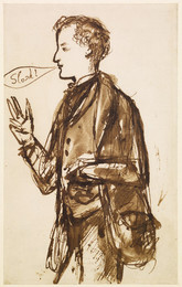 1904P437 Slosh! Caricature of John Everett Millais