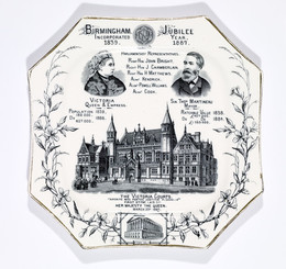 1979F528 Commemorative Plate - Birmingham Jubilee, 1887