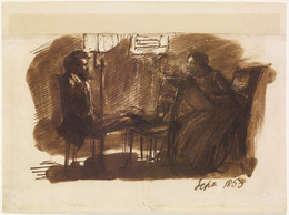 1904P480 Elizabeth Siddal drawing Rossetti