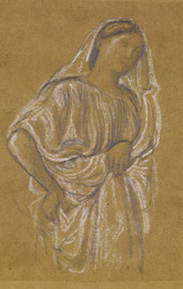 1904P185 St Theophilus and the Angel - Study of a Court Lady