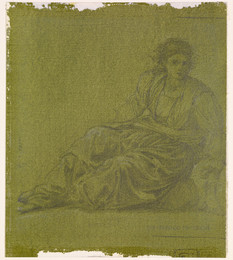 1911P65 The Passing of Venus - Study of a seated Woman