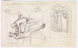 1906P641 The Return of the Crusader - Compositional Sketch