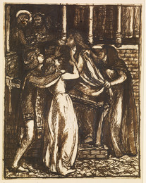 1904P276 Mary Magdalene at the Door of Simon the Pharisee - Compositional Study