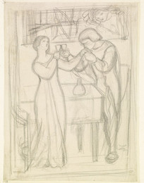 1904P284 Tristram and Yseult drinking the Love Potion