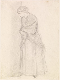1904P306 The Gate of Memory - Study for the female Figure
