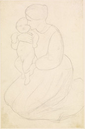 1904P311 The Seed of David - Study for the Virgin and Child