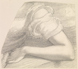 1904P334 Female - Study of a Woman's left Arm and Shoulder in Costume