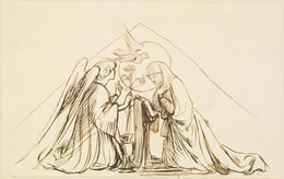 1904P353 The Annunciation - Composition Sketch