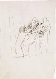 1904P459 Bonifazio's Mistress - Sketch of the Main Figure Group