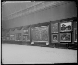 Neg 6684 Pre-Raphaelite displays at Birmingham Museum & Art Gallery