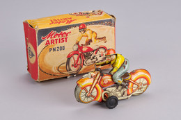 1984S03753.00010 Tinplate PN200 Motorcycle Toy