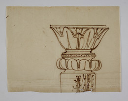1974M3.200 Wilkinson Tracing, Design for a column and for inlaid decoration