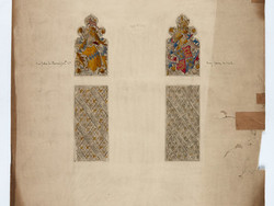 1970M238.2515 Design for Stained Glass Window for Muncaster Castle