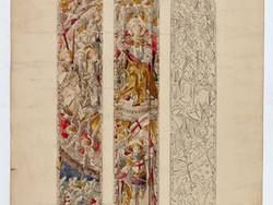 1970M238.2518 Design for Stained Glass Window for St Michael's Church, Muncaster