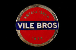 1989D01351.00003 Vile Bros Metal Badge