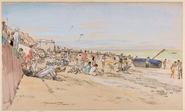 1943P288 The Bathing Hour, West Bay, Cromer