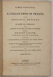 1978P188.1 A Collection of Prints after the Original Designs of Claude le Lorain's Liber Veritatis Vol.1