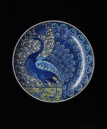 1981M15 Dish with Peacock Design