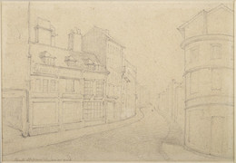 1893V66-1 Bull Street from High St, Birmingham 1835c