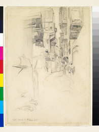 1946P18 Study of A Street Scene in Cairo