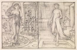 1927P648.1 Cupid and Psyche - Two Studies of Venus and Psyche