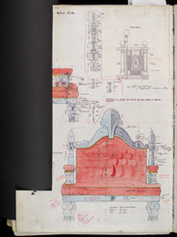 1977M12.221 Osler - Part of a Design Book
