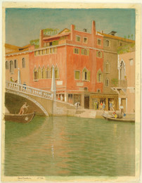 1960P17 Ponte Cannareggio, Venice, Italy