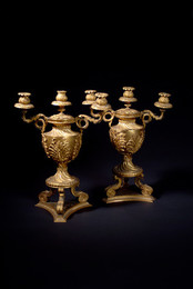 2005.4465.1 and .2 Pair of Anderson Candelabra