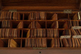 1987F633 Box of Wood Samples