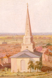 1893P72 Birmingham from the Dome of St Philip's Church in 1821