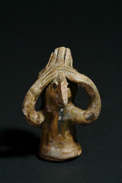 2000A2.14 Terracotta Zoomorphic Roof Finial