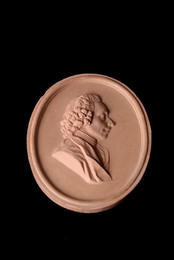 1940F734 Terracotta Plaque - Portrait of Dr Joseph Priestley