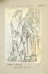 1940P604.142 Design for Stained Glass: Isaiah and David