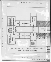 3183 Plan of galleries March 1947